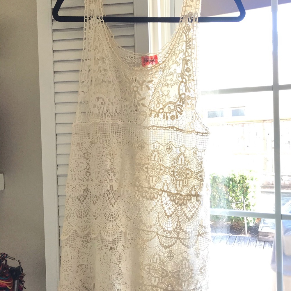 Free People Boho Lace Tunic